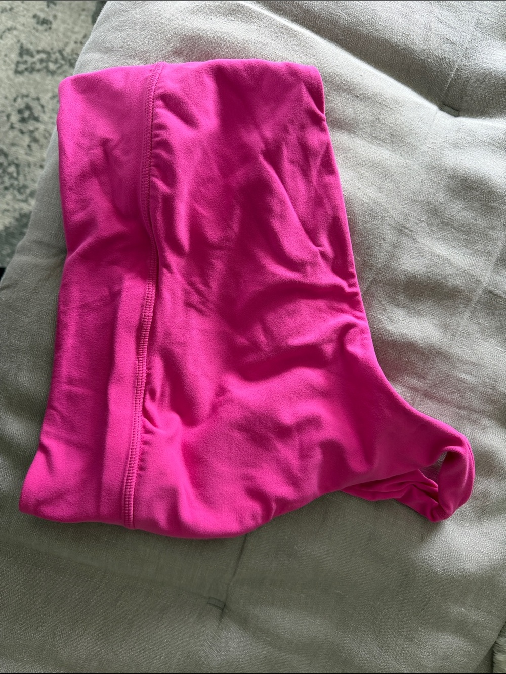 Womens Lululemon asymmetrical Bright Pink Active top